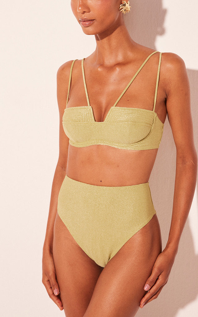 green leaf high waist bikini bottom c1497b2747