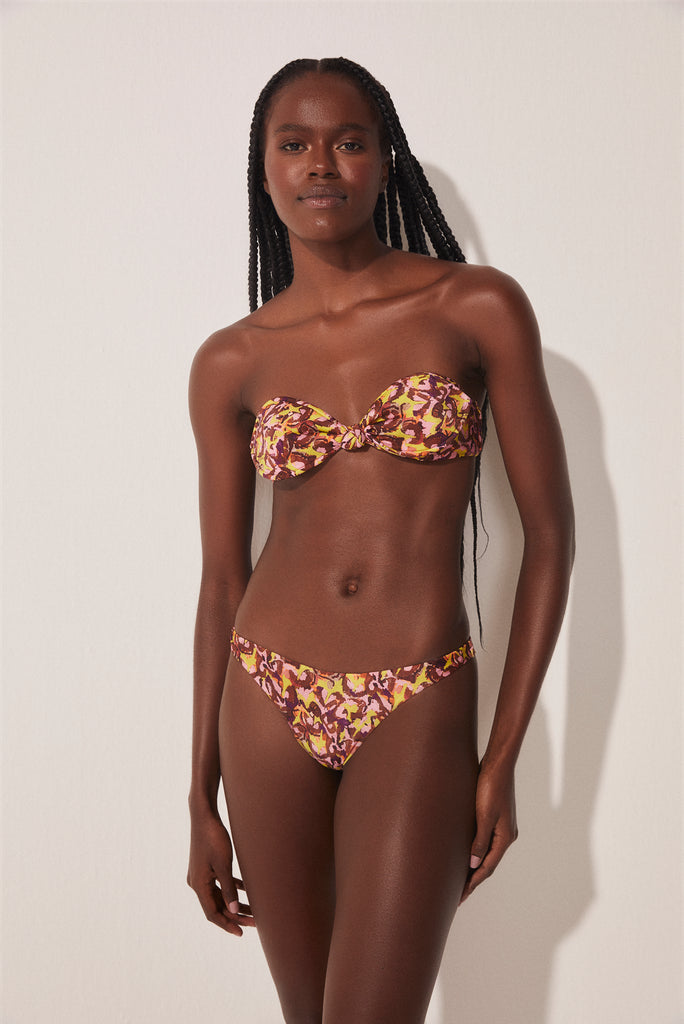 Pineapple Peel Anatomic High Cut Biniki Bottom C742B1708