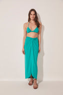 emerald midi skirt with multi ties e3899a1709