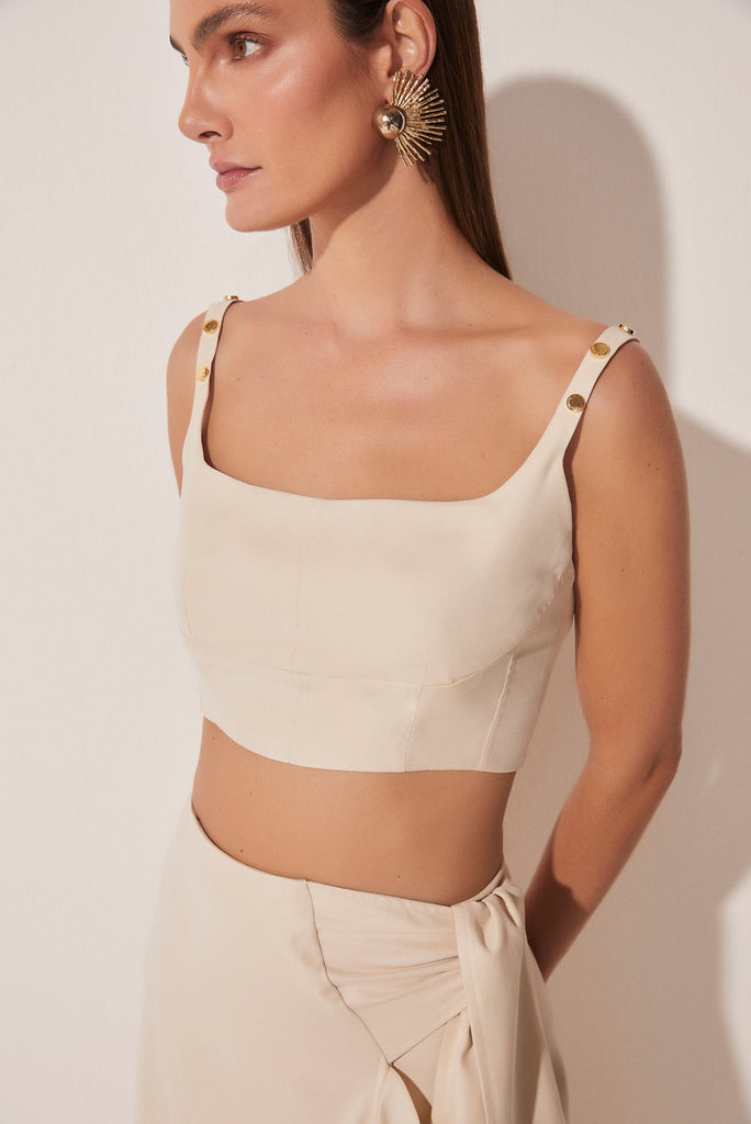 Island Tailored Top With Wide Strap E4559A1647