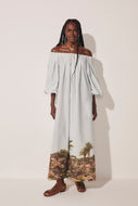 Jameos Del Agua Off-The-Shoulder Long Dress E4560A1656