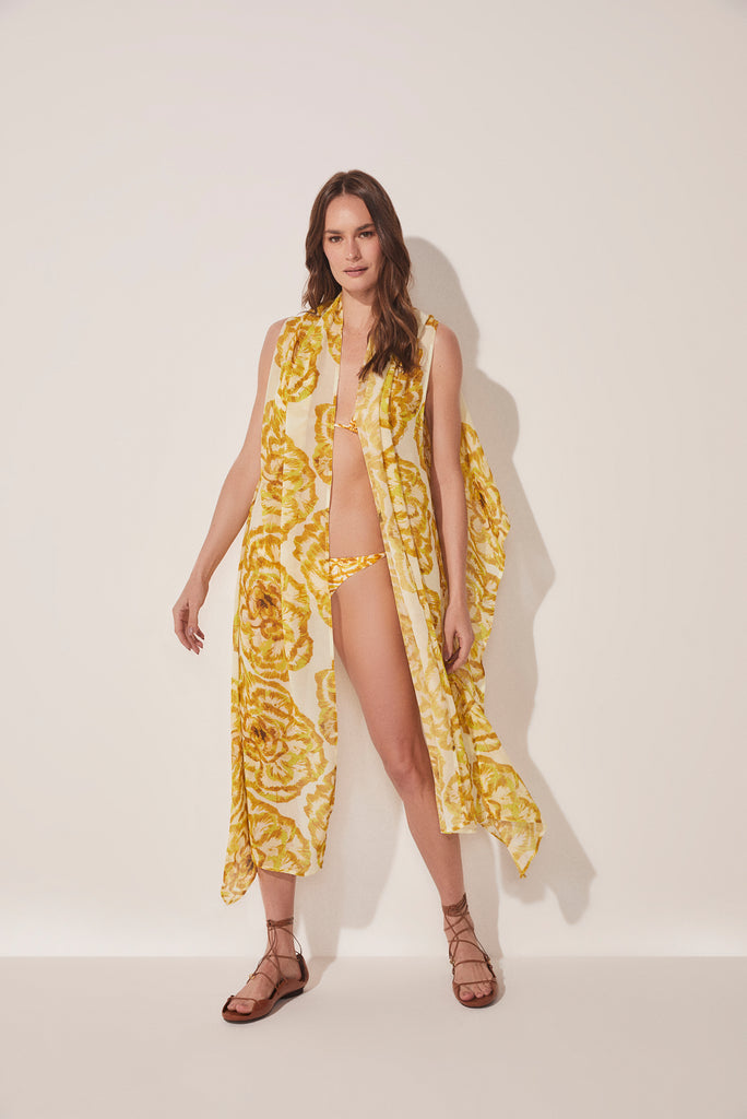 Carnation Midi Cape With Band E4900A1677