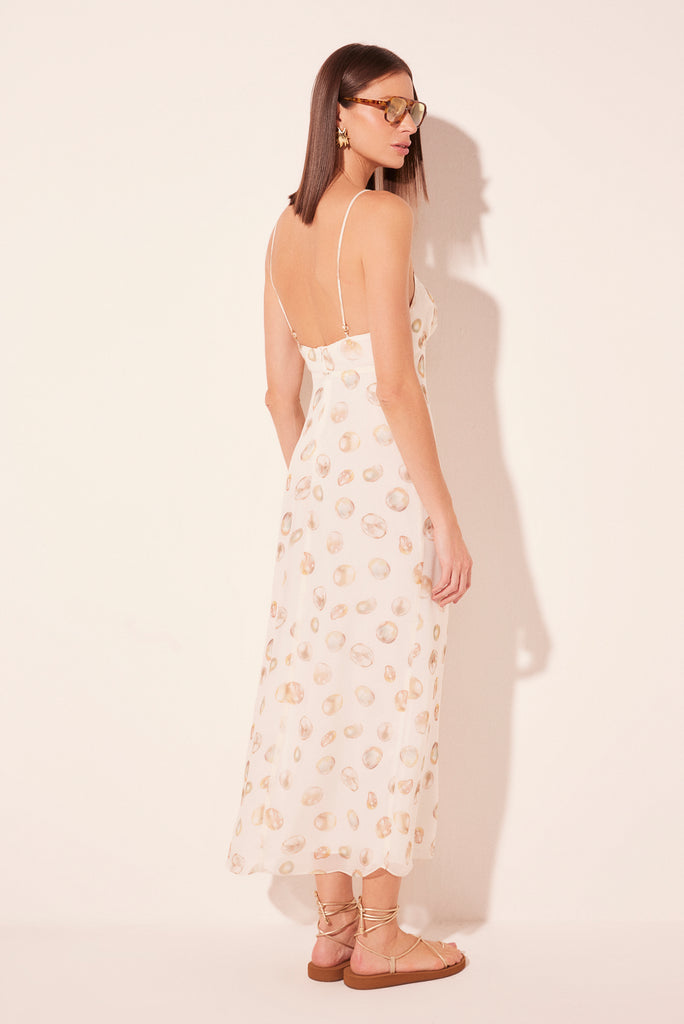pearls strappy midi dress e5026a2659
