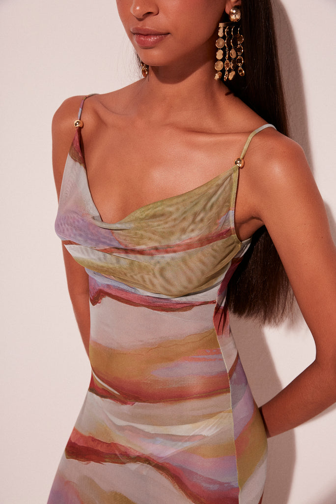 Dunes Strappy Long Dress E5158A1985