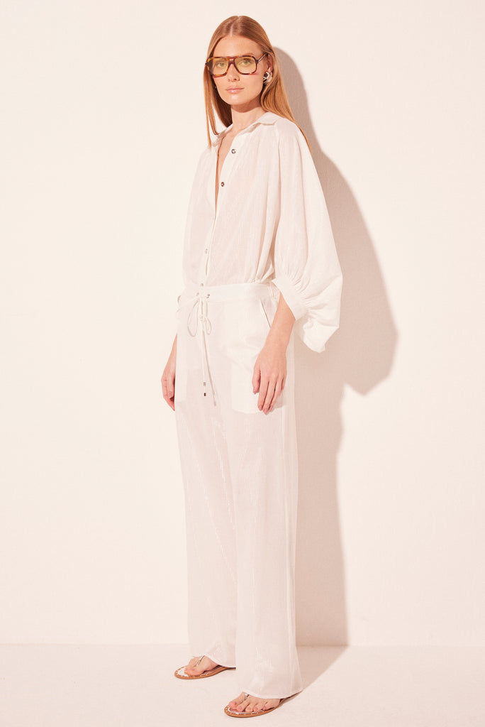 off white nectar elastic waist straight leg pants e6277a2679