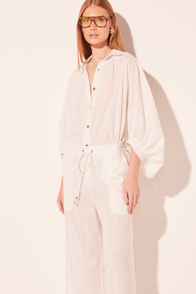 off white nectar elastic waist straight leg pants e6277a2679