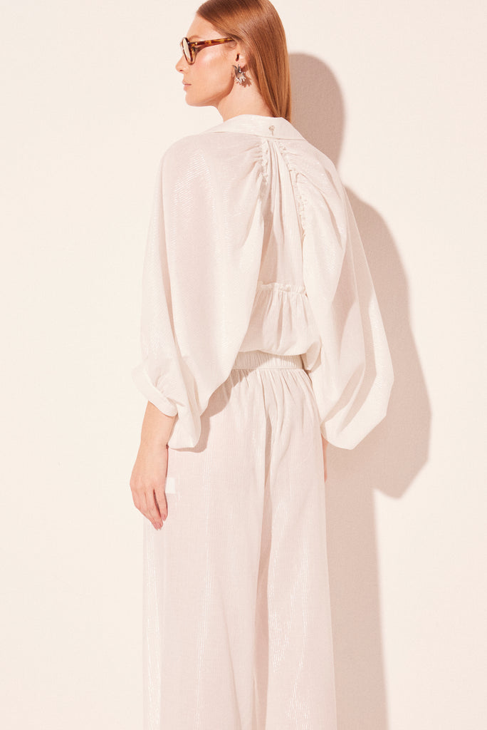 off white nectar elastic waist straight leg pants e6277a2679