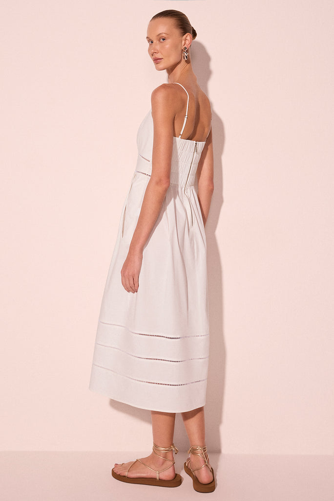 off white milos lace inset midi dress e6382a2863