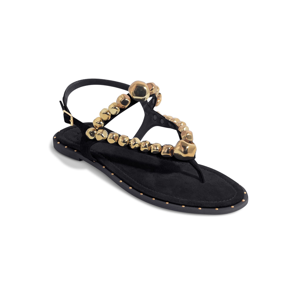 bohemian accessories straps with metal flat sandals j346a2743