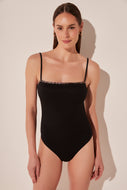 Rainbow Strappy One Piece With Fringes M1065A1961