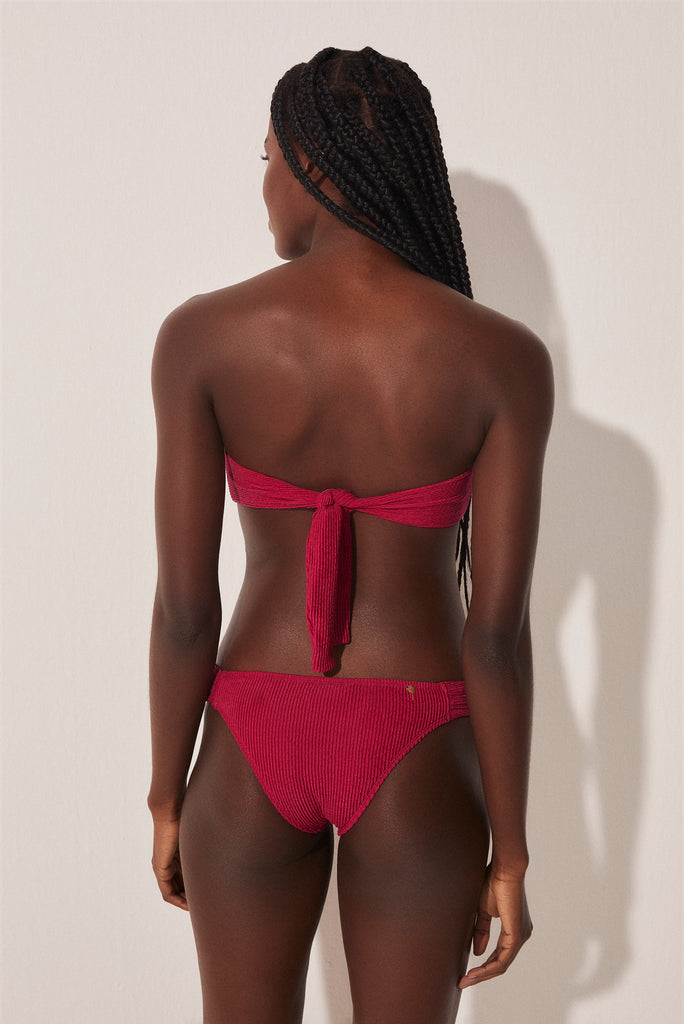 Lychee Twisted Bust Bandeau Bikini Top S1614B1653