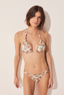 Pineapple Detailed Long Triangle Bikini Top S1651B1584