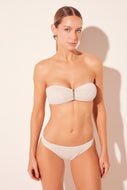 off white treasure detailed bandeau bikini top s2093b2650