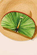 Botanic Collage Clutch Bag With Zipper T451A1446