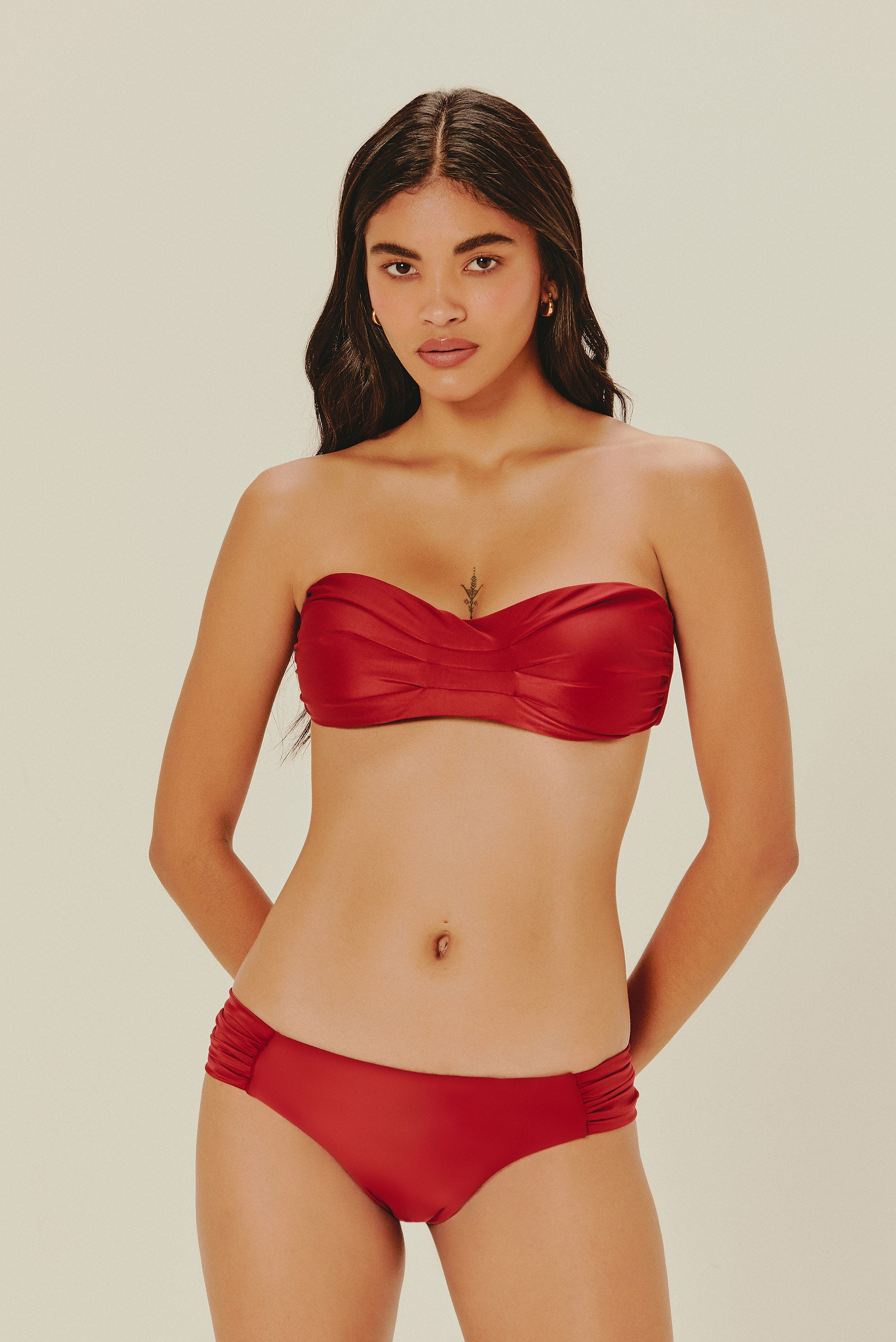 Classic Solids Medium Side Bikini Bottom C19B1123 - Product item main image