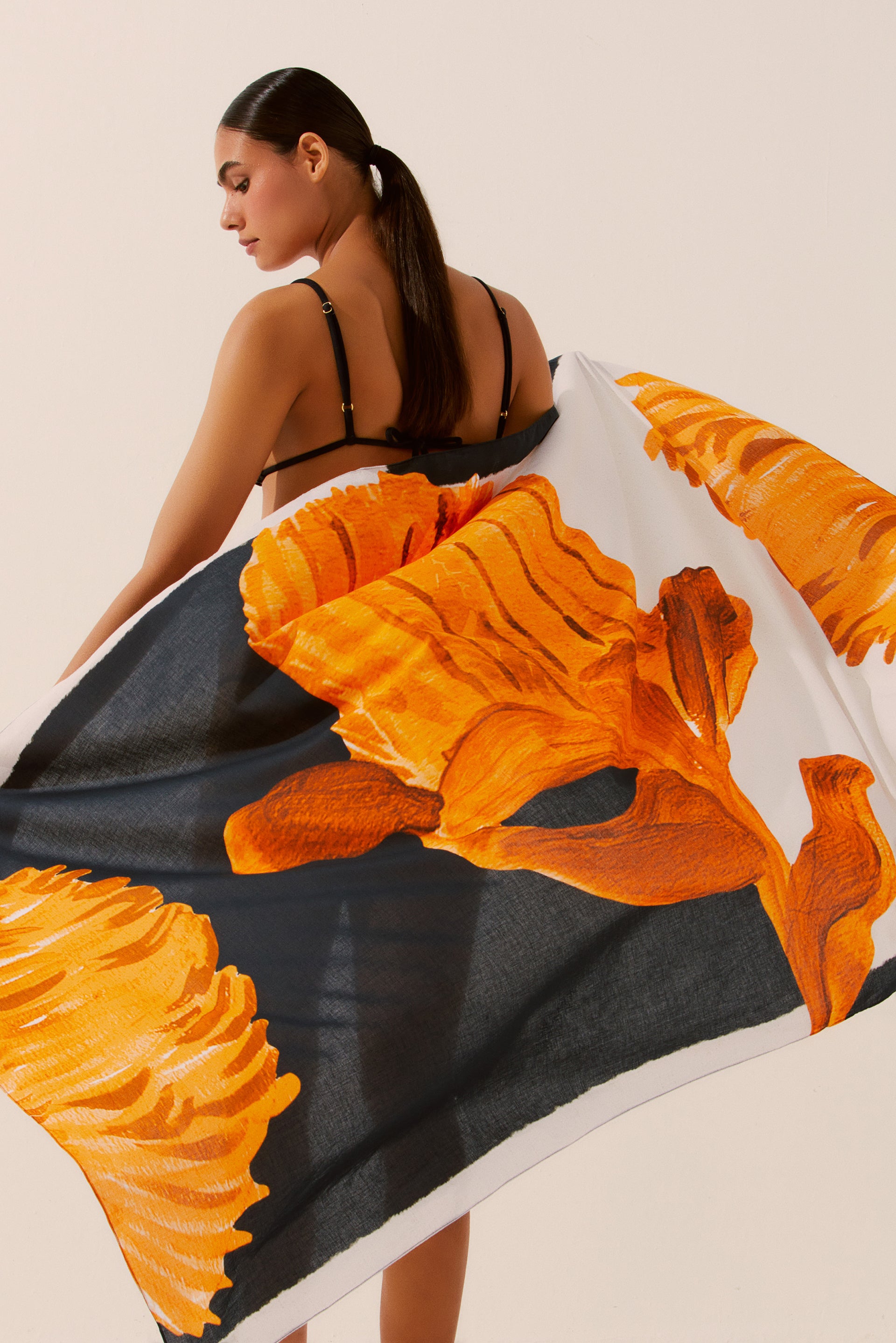 Flora Duo Beach Sarong Beach E3458A1555 - Product item main image