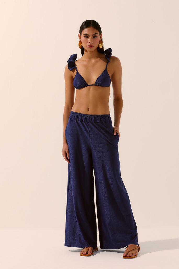 Sea Waves Palazzo Pants E4497A1534