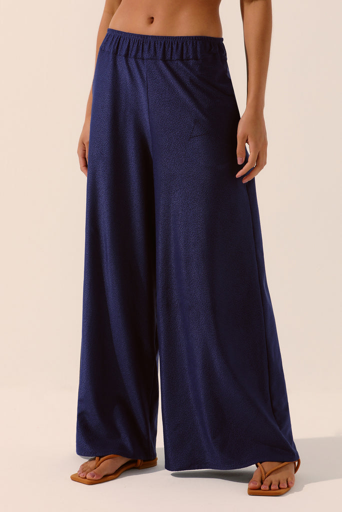 Sea Waves Palazzo Pants E4497A1534