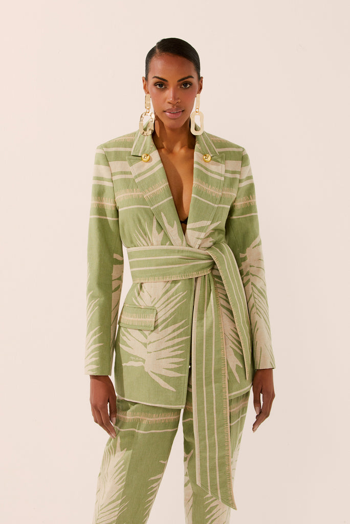 jacquard leaves blazer with sash e4408a1464;jacquard leaves blazer with sash e4408a1464;jacquard leaves blazer with sash e4408a1464;jacquard leaves blazer with sash e4408a1464;jacquard leaves blazer with sash e4408a1464