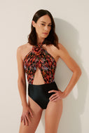floral ikat halterneck one piece with flower m943a1341;floral ikat halterneck one piece with flower m943a1341;floral ikat halterneck one piece with flower m943a1341;floral ikat halterneck one piece with flower m943a1341;floral ikat halterneck one piece with flower m943a1341