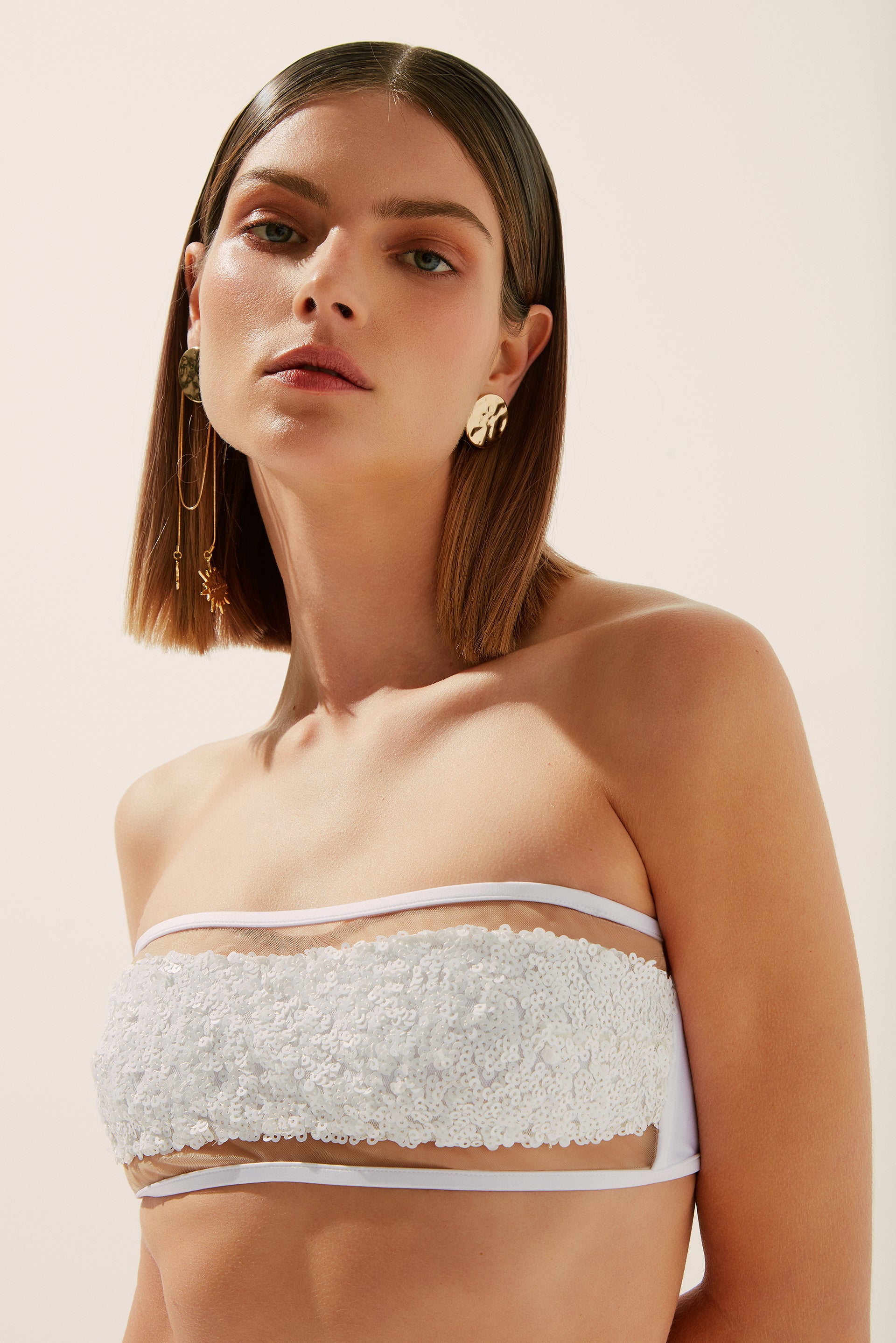 Shine Bandeau Bikini Top S1587B1398 - Product item main image